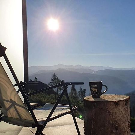 Tiny Mountain Cabin With A Panoramic View Giljane Exterior foto